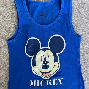 Boys Blue Mickey Mouse Tank Top